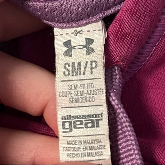 Under Armour • Magenta Pink Purple Hoodie - Picture 4 of 4